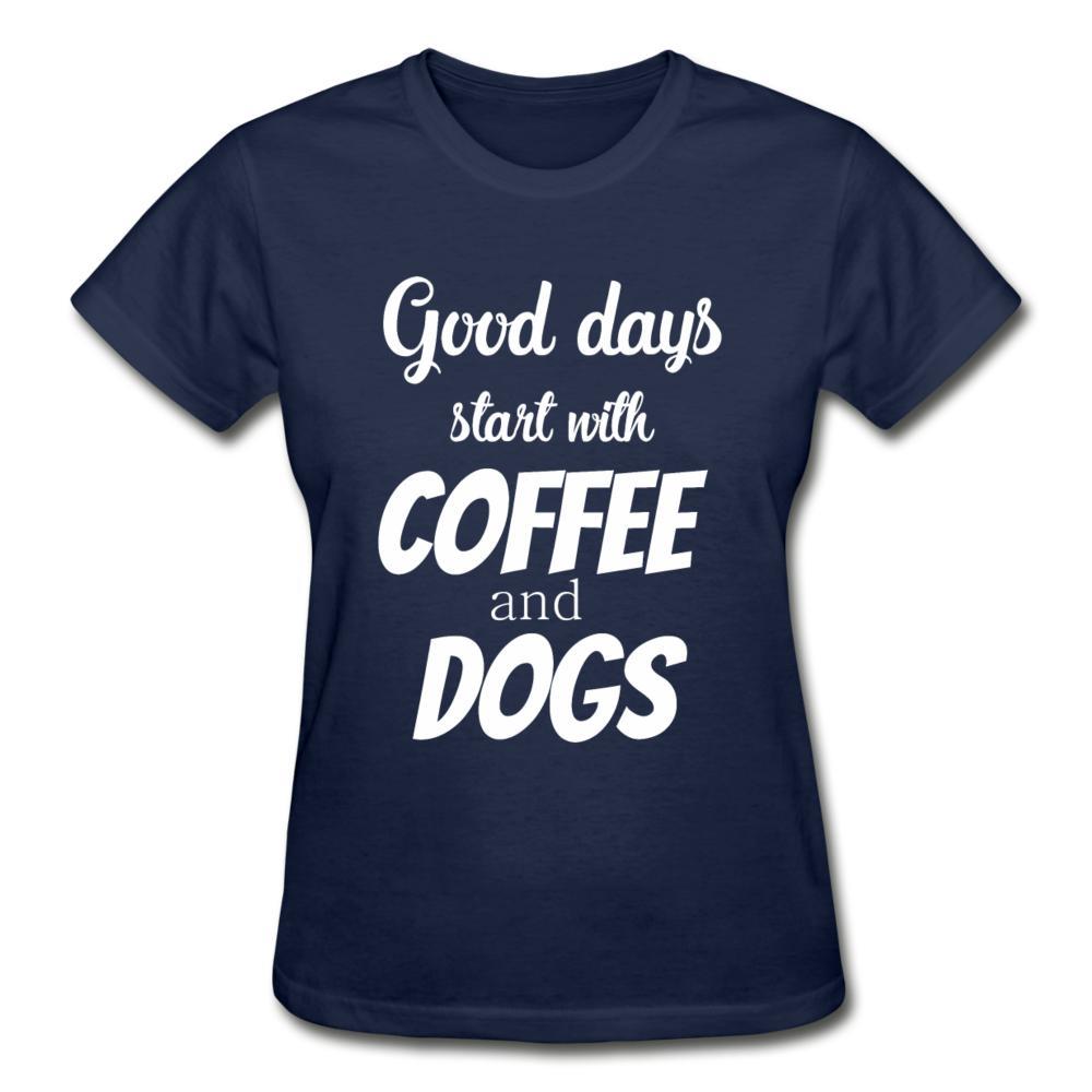 Coffee and dogs Gildan Ultra Cotton Ladies T-Shirt-Ultra Cotton Ladies T-Shirt | Gildan G200L-I love Veterinary