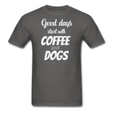 Coffee and dogs Unisex T-shirt-Unisex Classic T-Shirt | Fruit of the Loom 3930-I love Veterinary