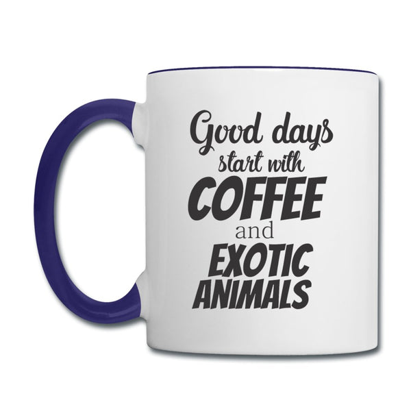 Coffee and exotic animals Contrast Coffee Mug-Contrast Coffee Mug | BestSub B11TAA-I love Veterinary