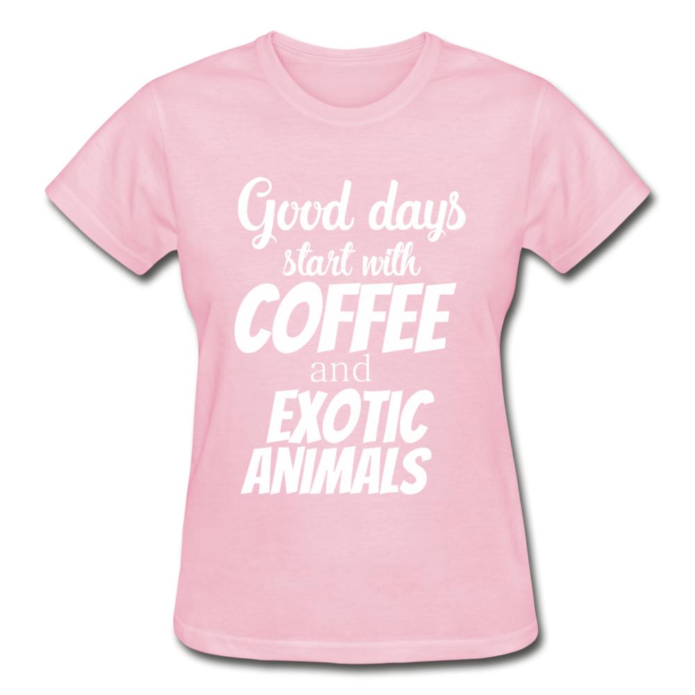 Coffee and exotic animals Gildan Ultra Cotton Ladies T-Shirt-Ultra Cotton Ladies T-Shirt | Gildan G200L-I love Veterinary