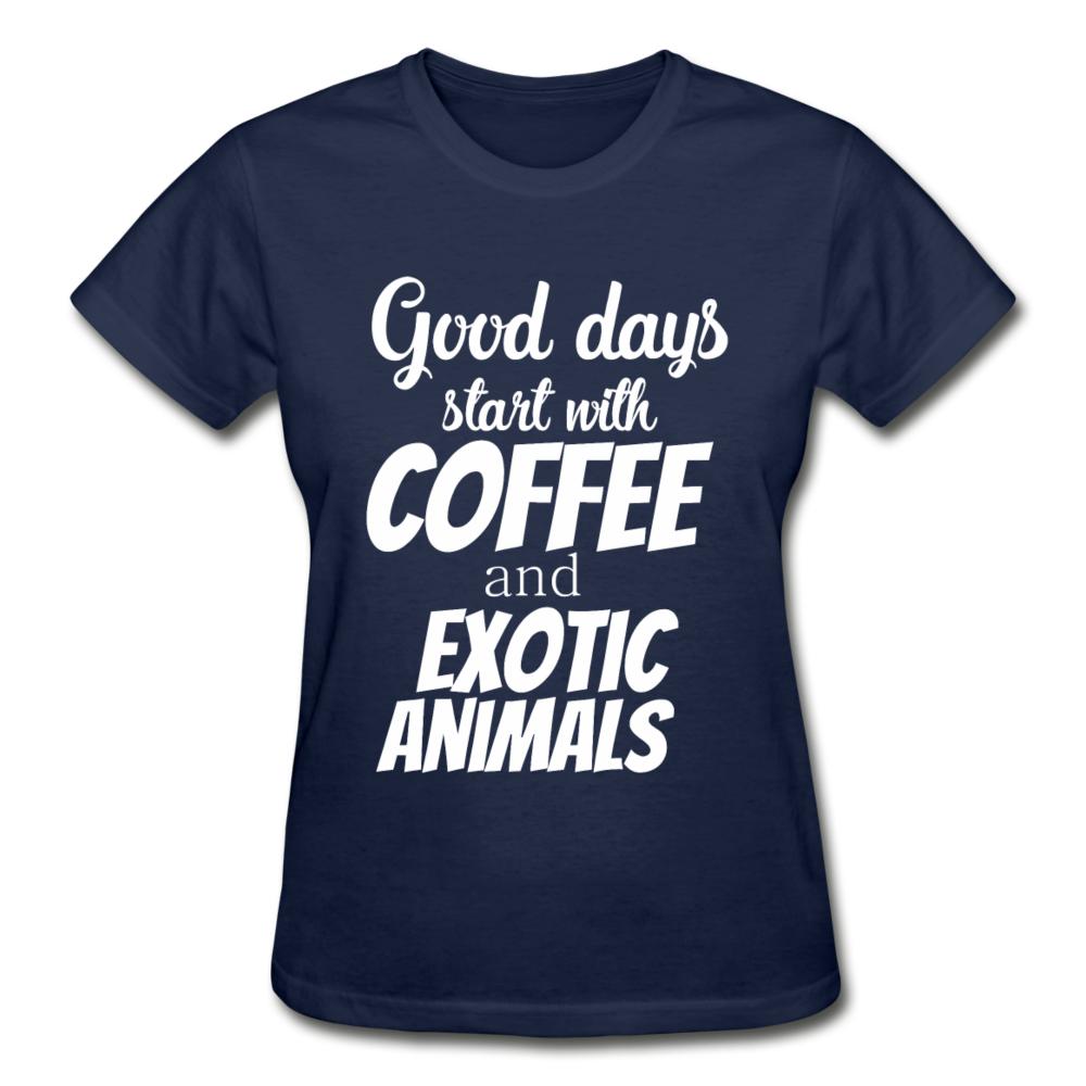 Coffee and exotic animals Gildan Ultra Cotton Ladies T-Shirt-Ultra Cotton Ladies T-Shirt | Gildan G200L-I love Veterinary