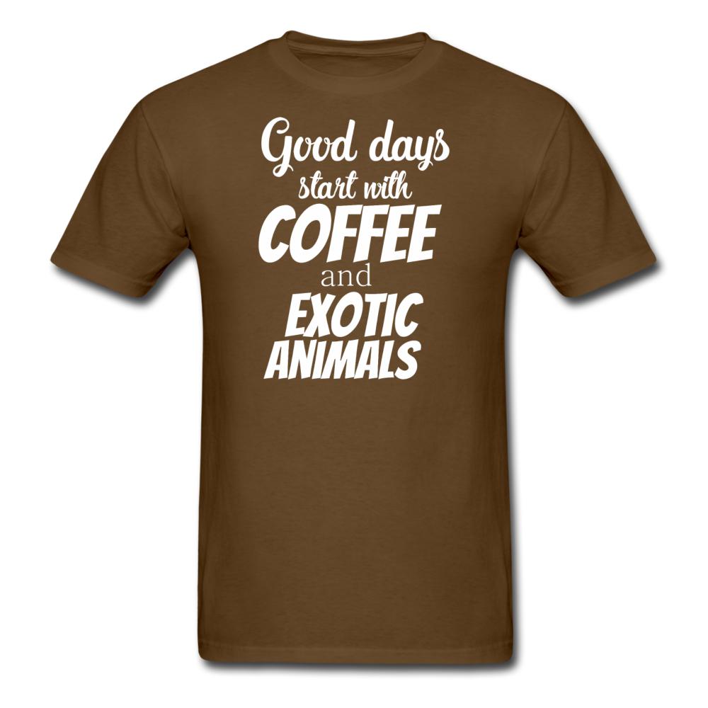 Coffee and exotic animals Unisex T-shirt-Unisex Classic T-Shirt | Fruit of the Loom 3930-I love Veterinary
