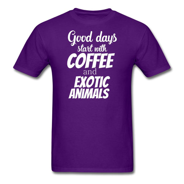 Coffee and exotic animals Unisex T-shirt-Unisex Classic T-Shirt | Fruit of the Loom 3930-I love Veterinary