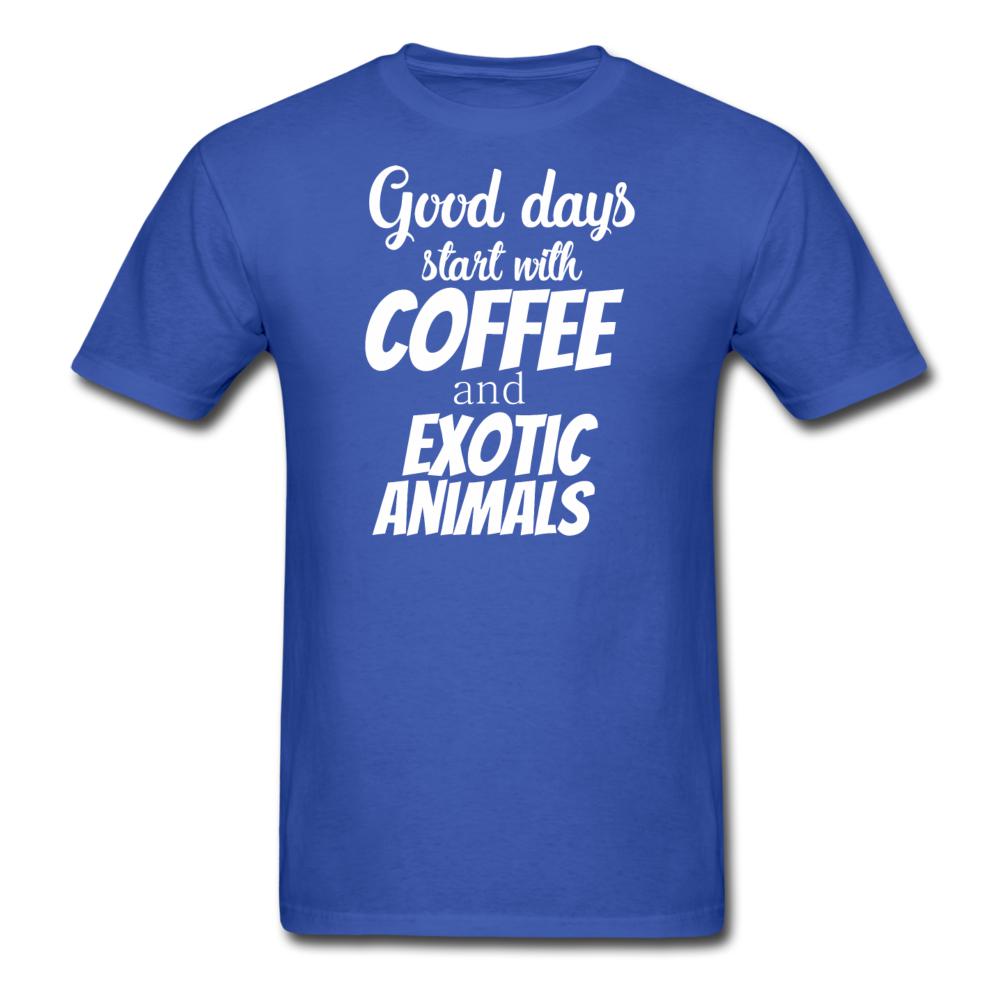 Coffee and exotic animals Unisex T-shirt-Unisex Classic T-Shirt | Fruit of the Loom 3930-I love Veterinary