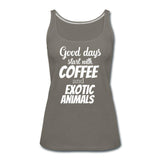 Coffee and exotic animals Women's Tank Top-Women’s Premium Tank Top | Spreadshirt 917-I love Veterinary