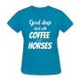 Coffee and horses Women's T-Shirt-Women's T-Shirt | Fruit of the Loom L3930R-I love Veterinary
