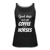 Coffee and horses Women's Tank Top-Women’s Premium Tank Top | Spreadshirt 917-I love Veterinary