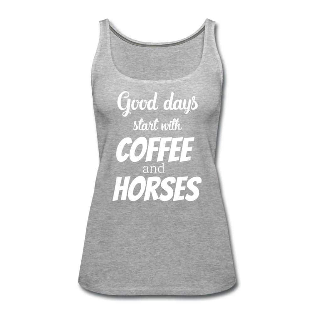 Coffee and horses Women's Tank Top-Women’s Premium Tank Top | Spreadshirt 917-I love Veterinary
