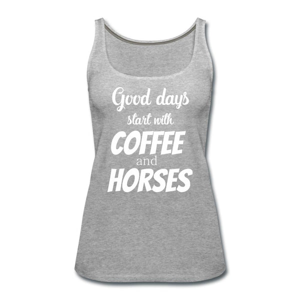 Coffee and horses Women's Tank Top-Women’s Premium Tank Top | Spreadshirt 917-I love Veterinary