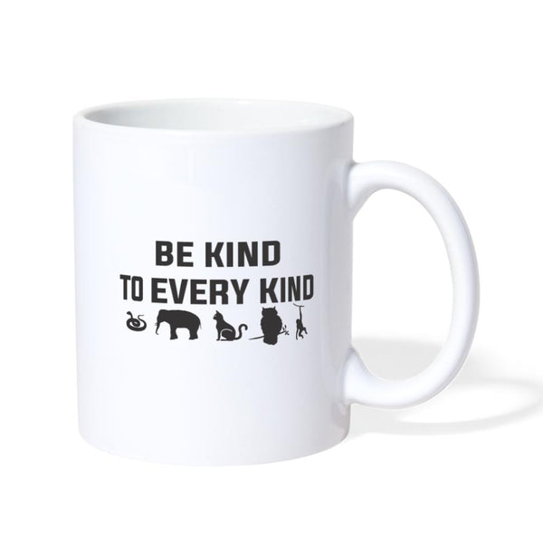 Be kind to every kind White Coffee or Tea Mug-Coffee/Tea Mug | BestSub B101AA-I love Veterinary