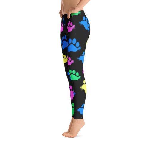 Blue paw sales print leggings