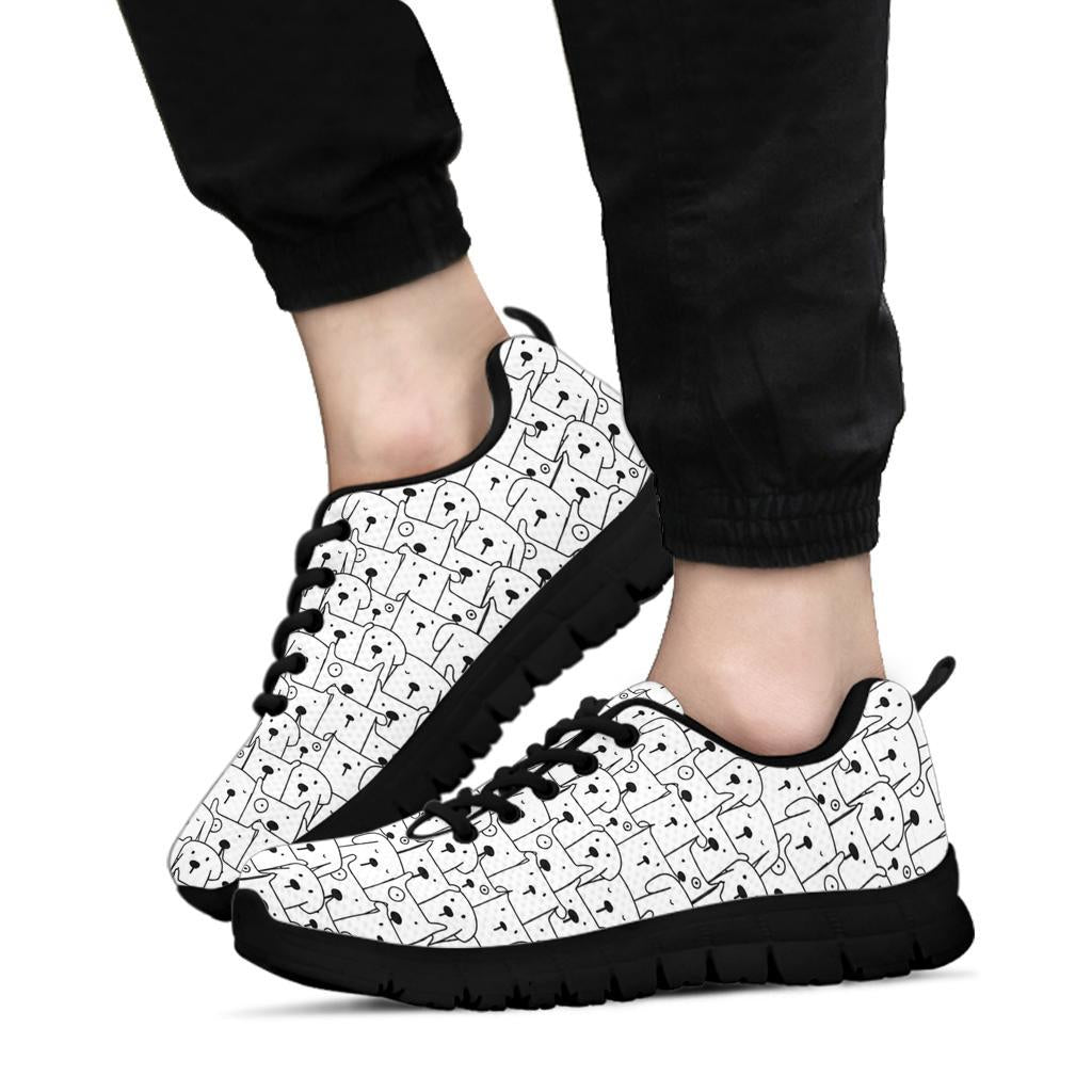 Comic Dogs - Women's Sneakers-Sneakers-I love Veterinary