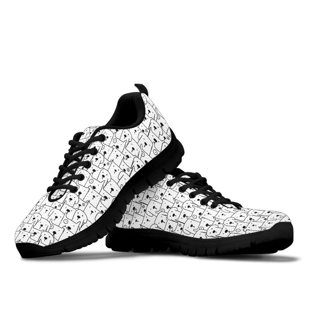 Comic Dogs - Women's Sneakers-Sneakers-I love Veterinary