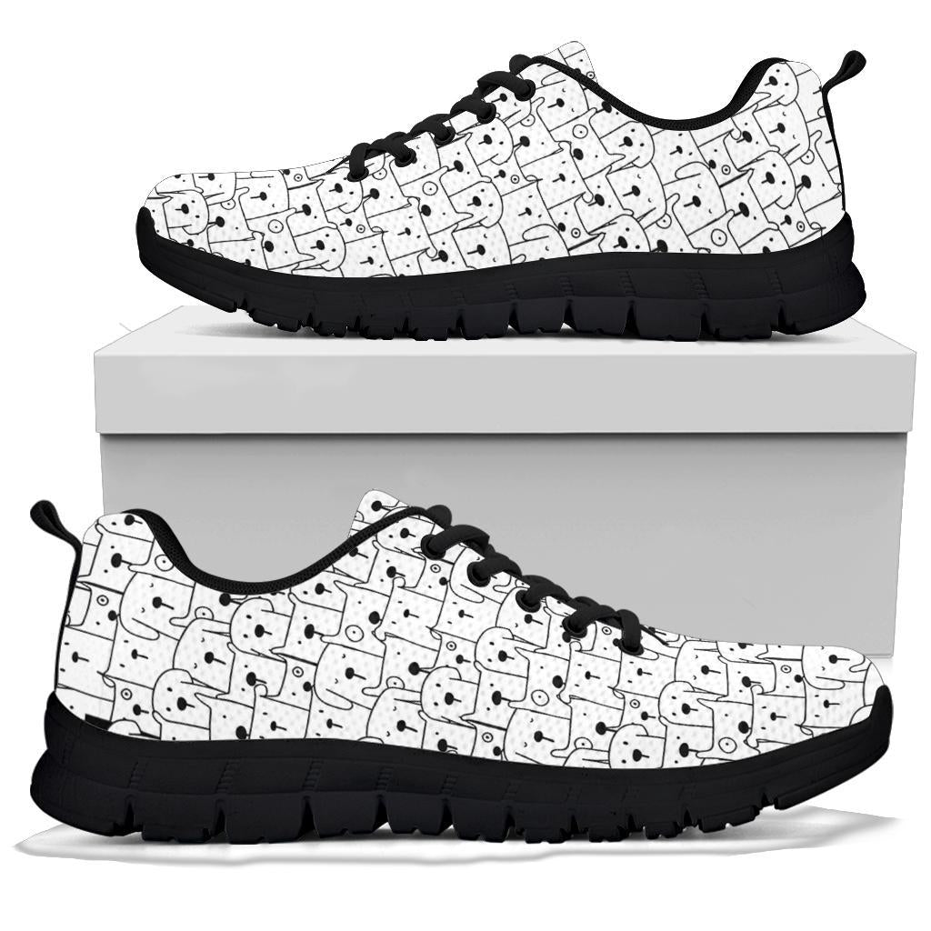 Comic Dogs - Women's Sneakers-Sneakers-I love Veterinary