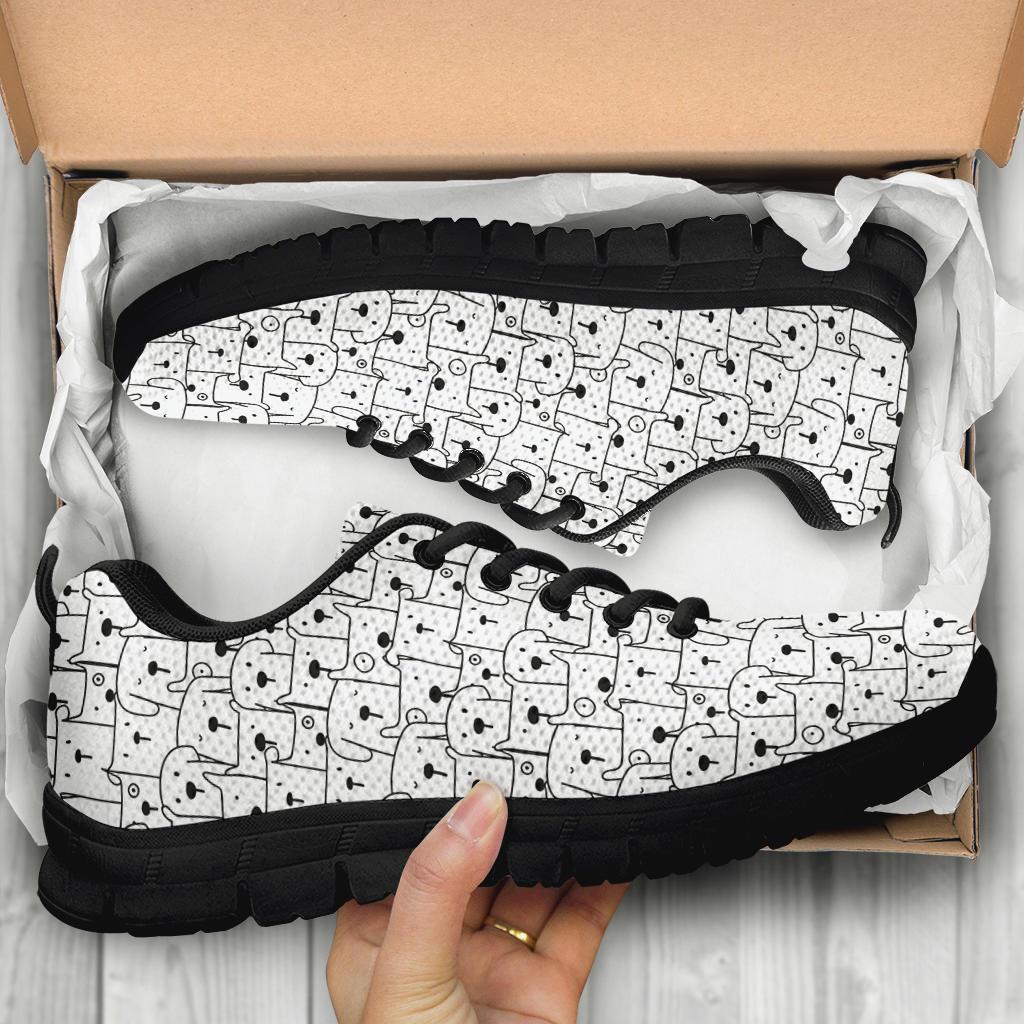 Comic Dogs - Women's Sneakers-Sneakers-I love Veterinary