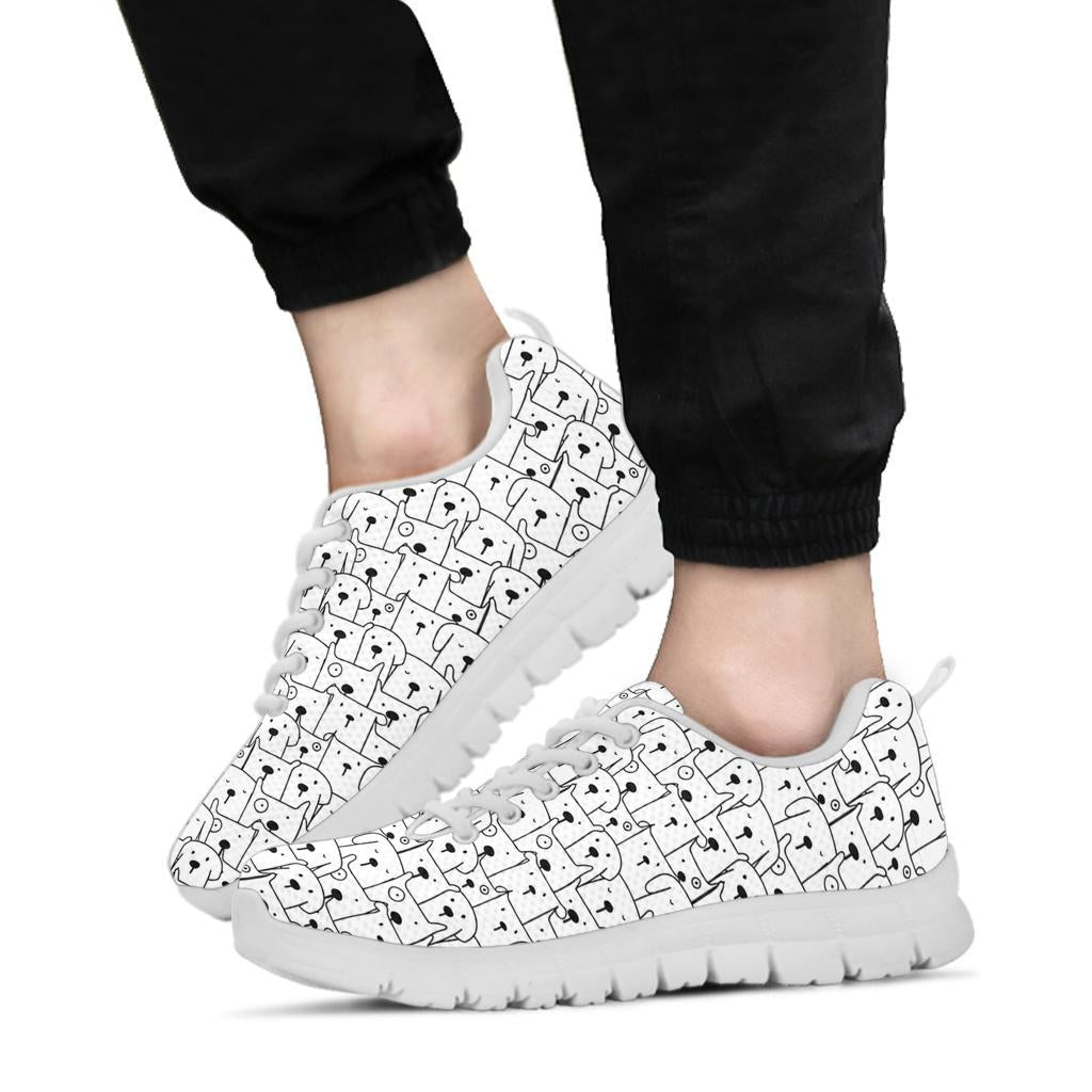 Comic Dogs - Women's Sneakers-Sneakers-I love Veterinary