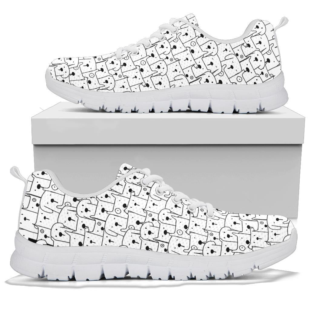 Comic Dogs - Women's Sneakers-Sneakers-I love Veterinary