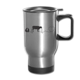 Cow pulse 14oz Travel Mug-Travel Mug | BestSub B4QC2-I love Veterinary