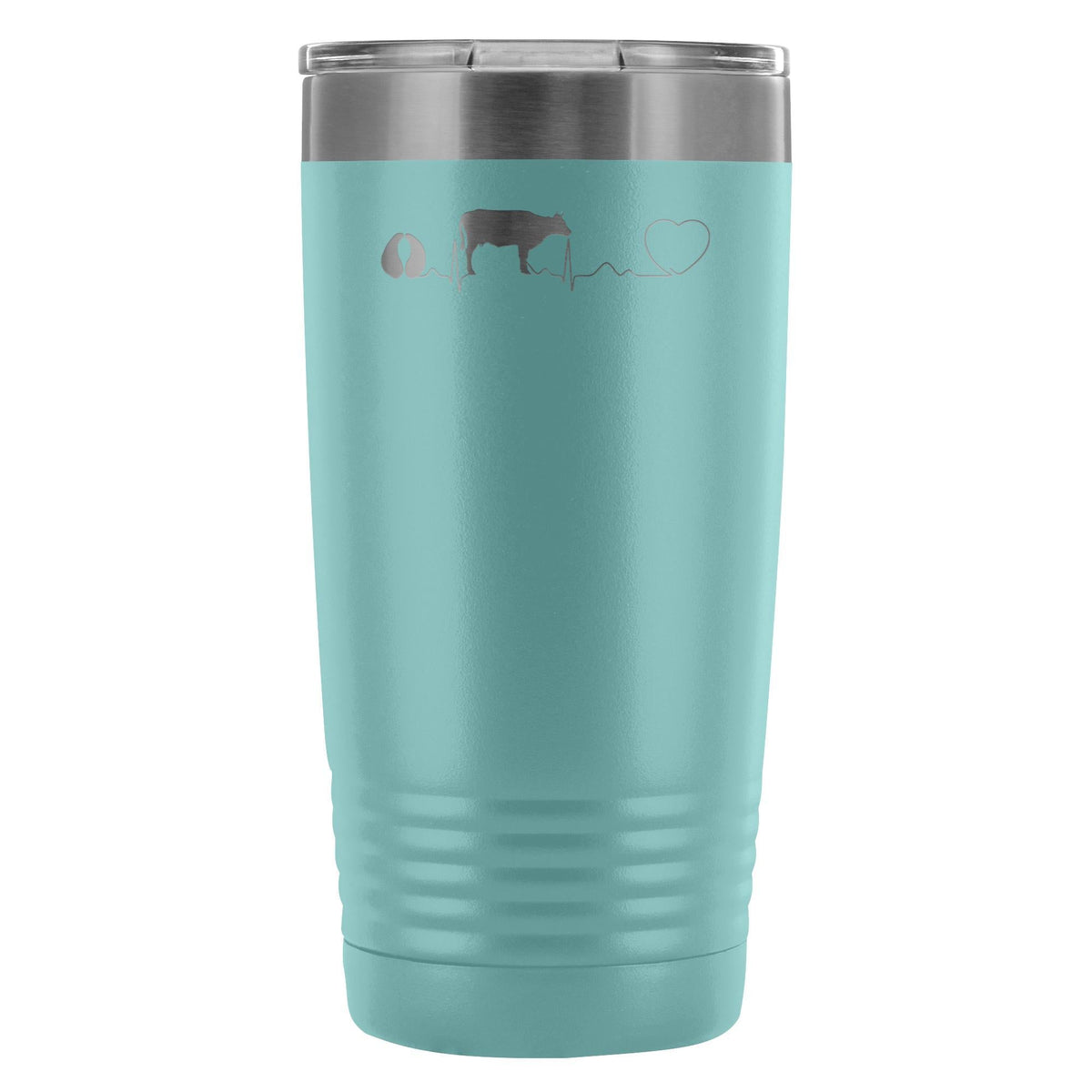 Cow pulse 20oz Vacuum Tumbler-Tumblers-I love Veterinary