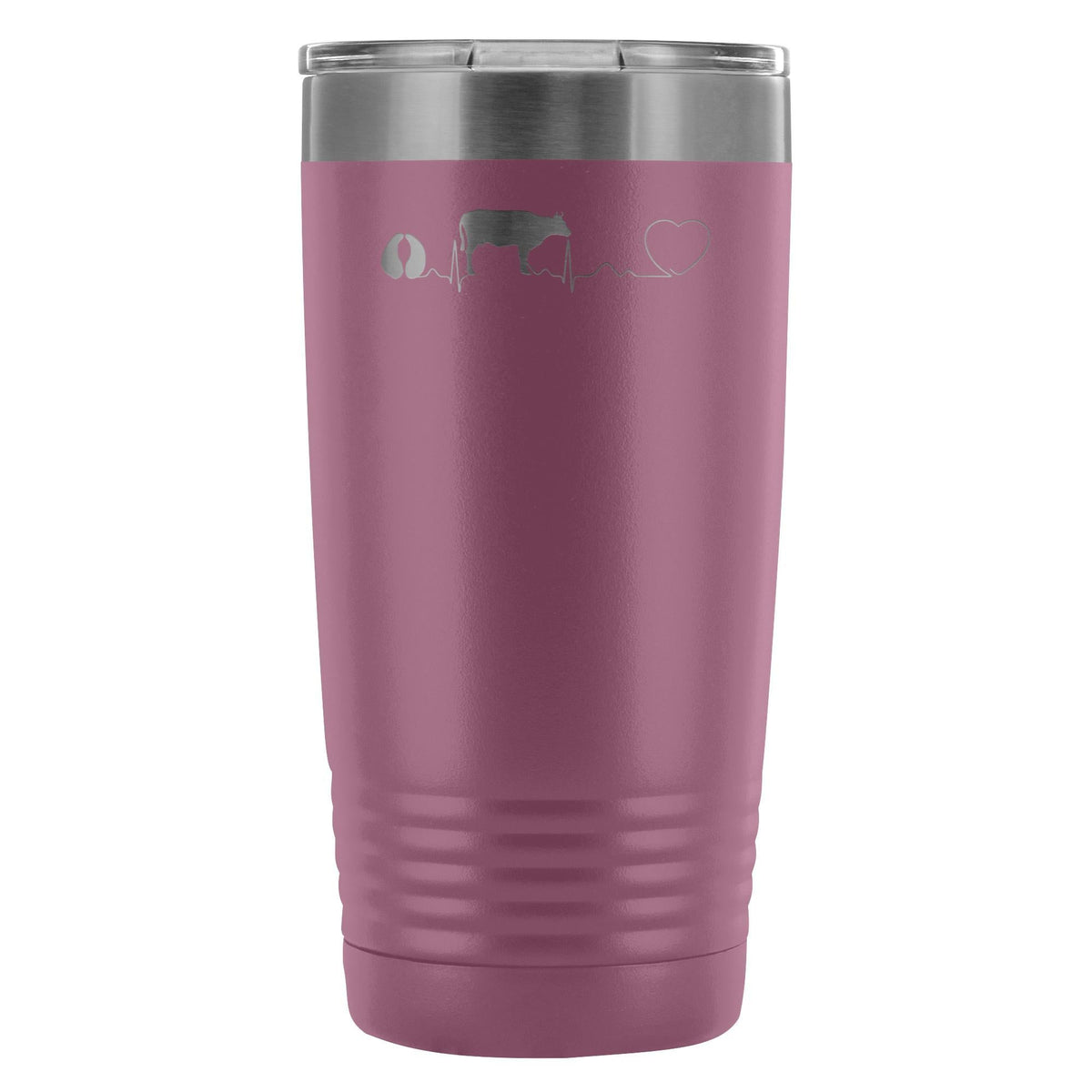 Cow pulse 20oz Vacuum Tumbler-Tumblers-I love Veterinary