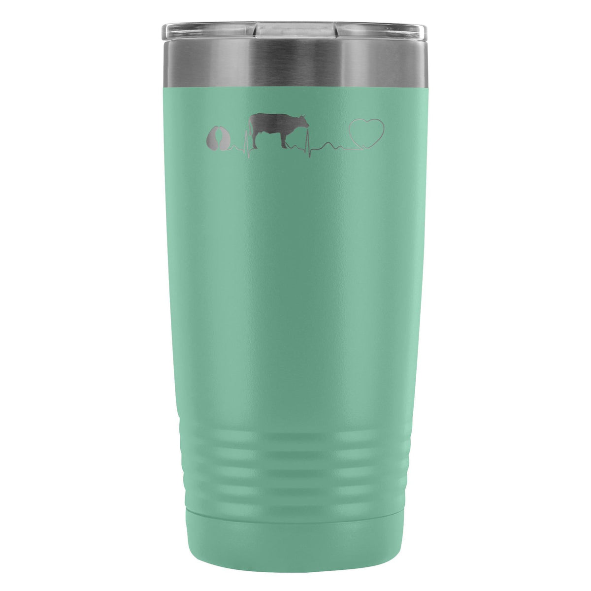 Cow pulse 20oz Vacuum Tumbler-Tumblers-I love Veterinary