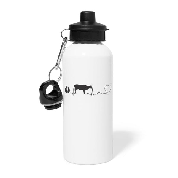 Cow pulse 20oz Water Bottle-Water Bottle | BestSub BLH1-2-I love Veterinary