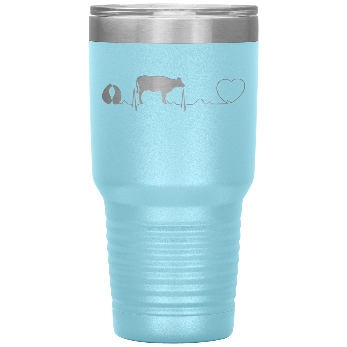 Cow pulse 30oz Vacuum Tumbler-Tumblers-I love Veterinary
