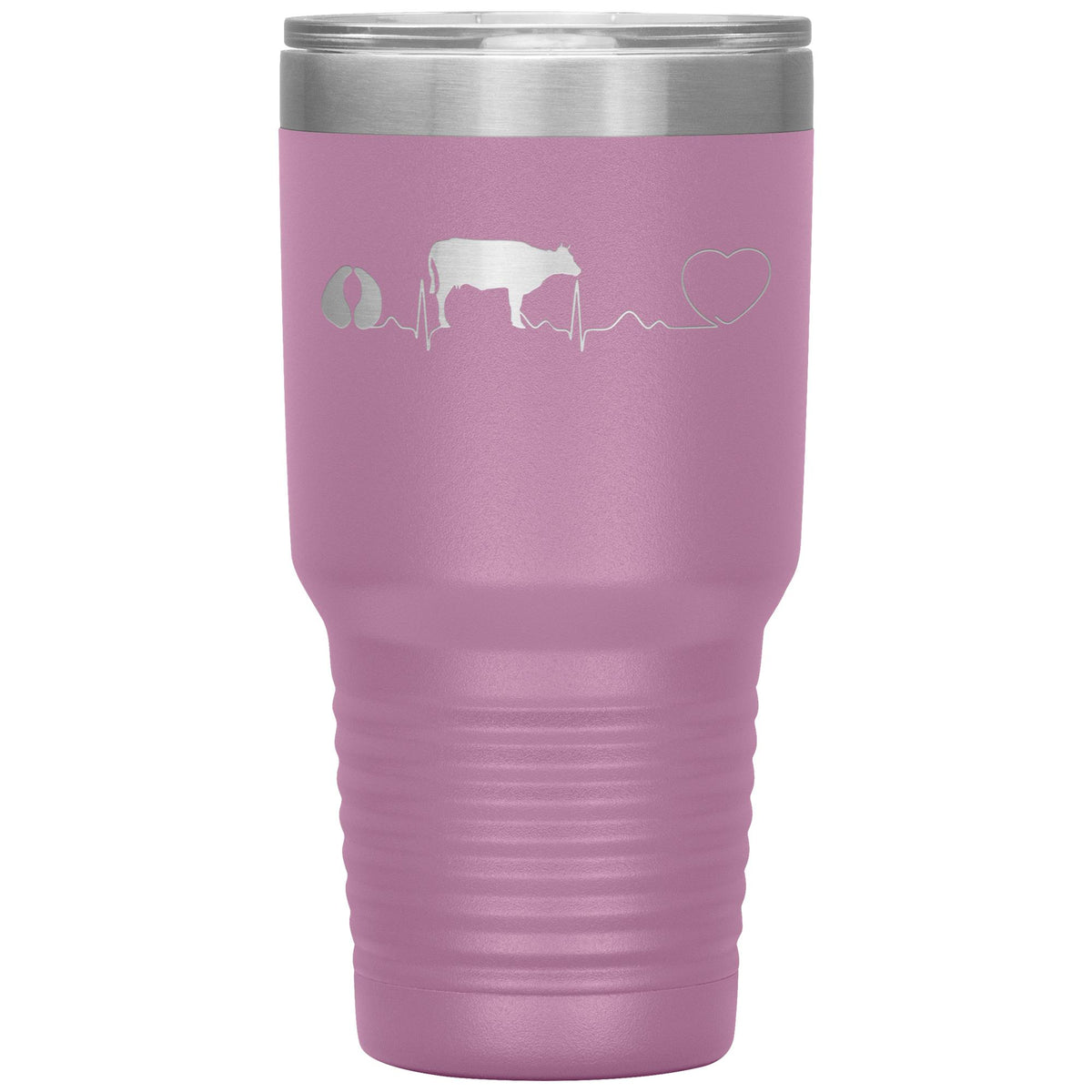 Cow pulse 30oz Vacuum Tumbler-Tumblers-I love Veterinary