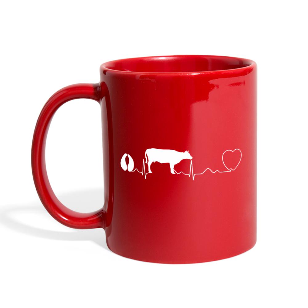 Cow pulse Large Animal Vet Full Color Mug-Full Color Mug | BestSub B11Q-I love Veterinary