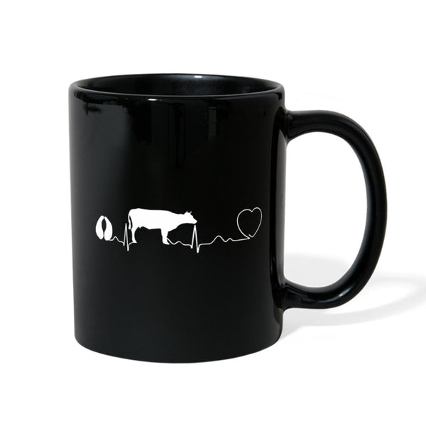 Cow pulse Large Animal Vet Full Color Mug-Full Color Mug | BestSub B11Q-I love Veterinary