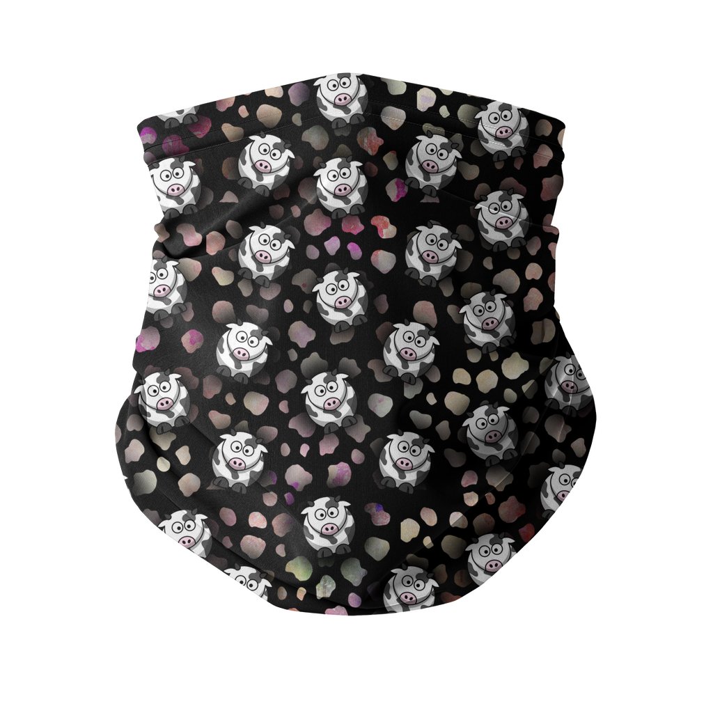 Crazy Cows Sublimation Neck Gaiter-Sublimation Neck Gaiter-I love Veterinary