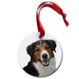 Custom Holiday Ornament with a Photo of Your Pet-Custom Holiday Ornament-I love Veterinary