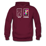 Doctor vs. Veterinarian Unisex Hoodie-Men's Hoodie | Hanes P170-I love Veterinary