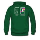 Doctor vs. Veterinarian Unisex Hoodie-Men's Hoodie | Hanes P170-I love Veterinary