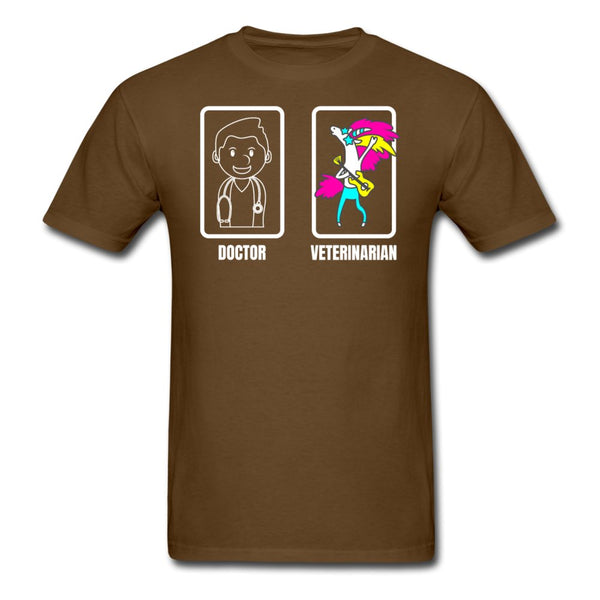 Doctor vs Veterinarian Unisex T-Shirt-Unisex Classic T-Shirt | Fruit of the Loom 3930-I love Veterinary