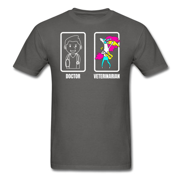 Doctor vs Veterinarian Unisex T-Shirt-Unisex Classic T-Shirt | Fruit of the Loom 3930-I love Veterinary