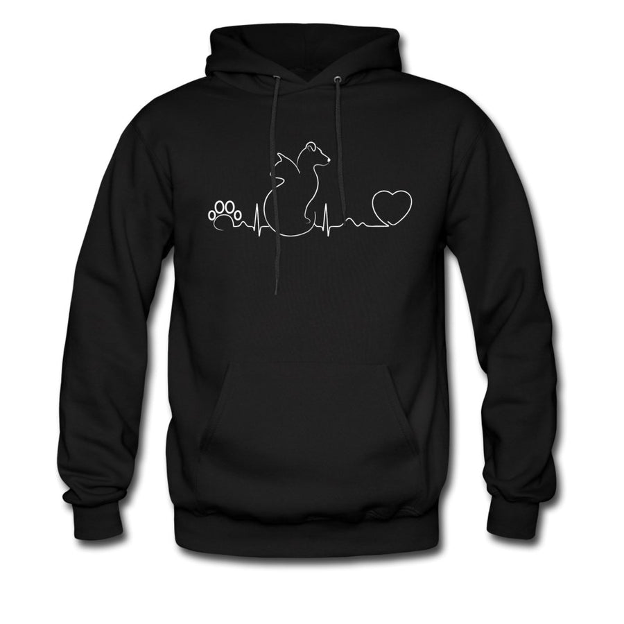 Dog and cat heartbeat Unisex Hoodie-Men's Hoodie | Hanes P170-I love Veterinary