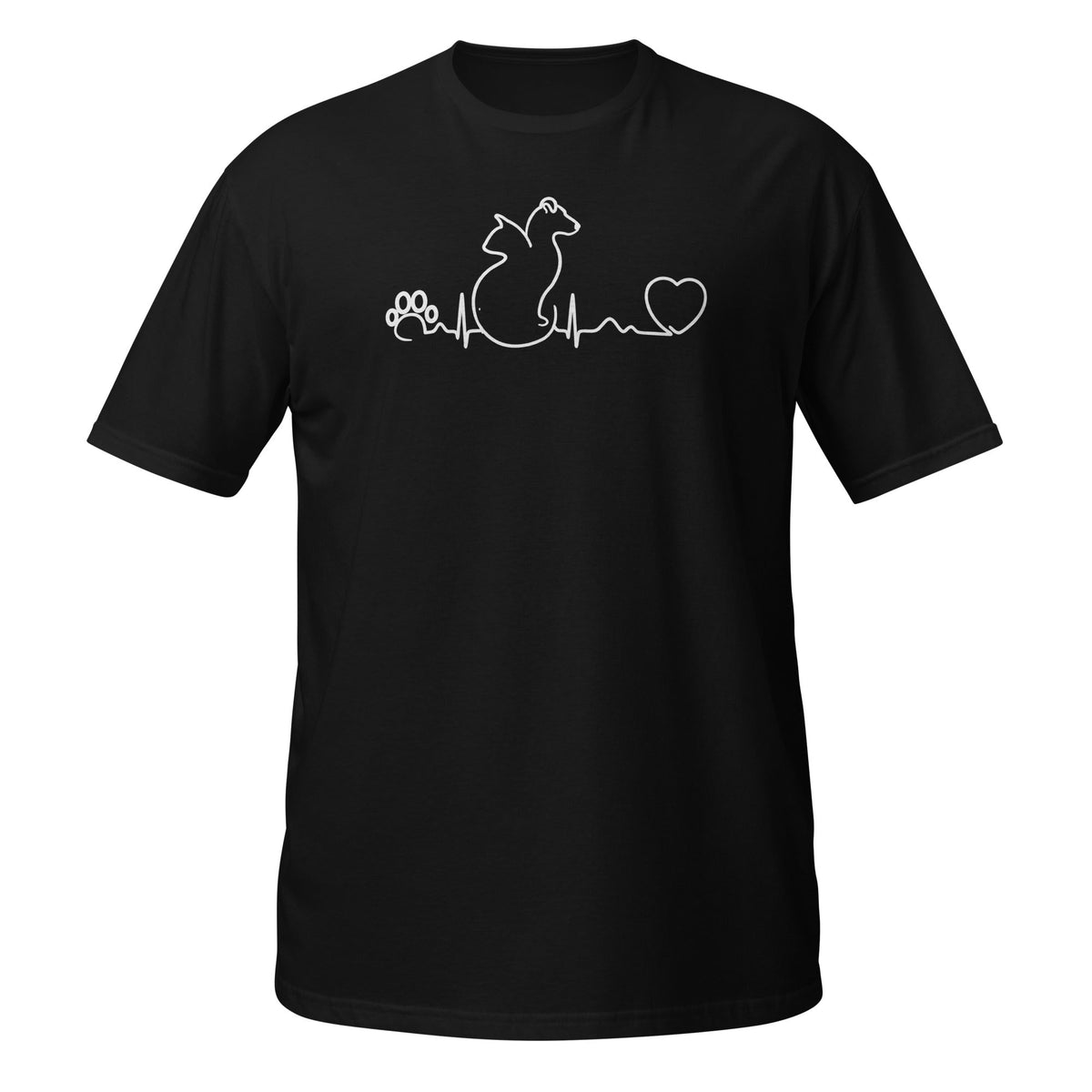 Dog and cat heartbeat Unisex T-Shirt-Unisex T-Shirt | Gildan 64000-I love Veterinary