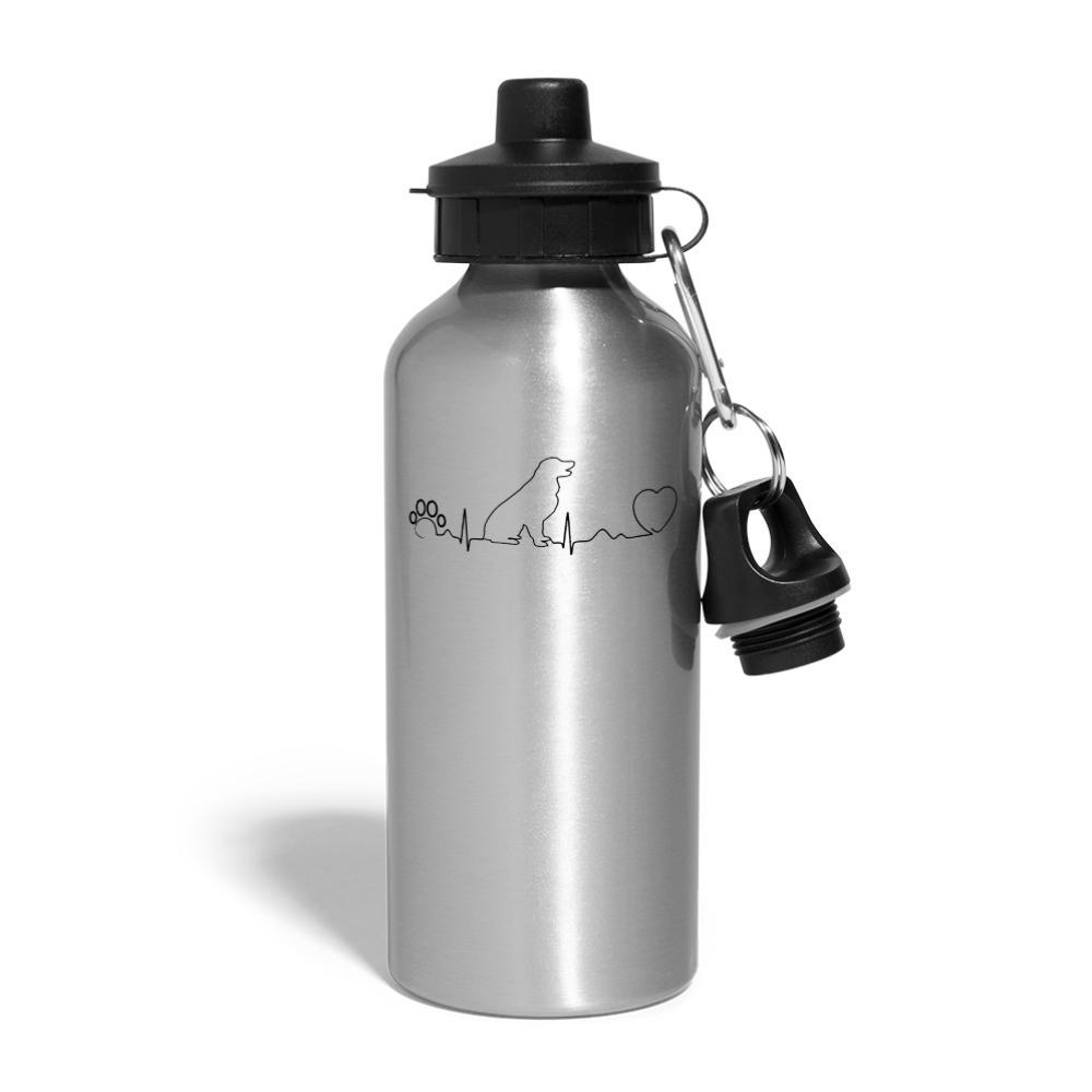 Dog heartbeat 20oz Water Bottle-Water Bottle | BestSub BLH1-2-I love Veterinary