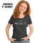 Dog heartbeat Unisex T-shirt-Unisex Classic T-Shirt | Fruit of the Loom 3930-I love Veterinary