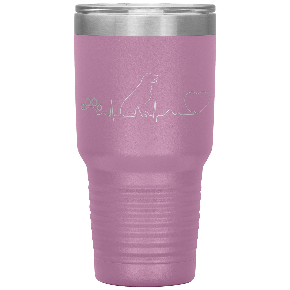 Dog heartbeat Vacuum Tumbler 30 oz-Tumblers-I love Veterinary
