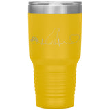 Dog heartbeat Vacuum Tumbler 30 oz-Tumblers-I love Veterinary