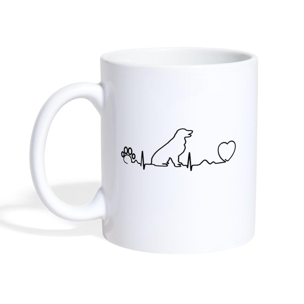 Dog heartbeat White Coffee or Tea Mug-Coffee/Tea Mug | BestSub B101AA-I love Veterinary