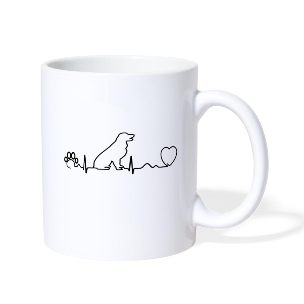 Dog heartbeat White Coffee or Tea Mug-Coffee/Tea Mug | BestSub B101AA-I love Veterinary