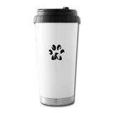 Dog Pawprint 16 oz Travel Mug-Travel Mug-I love Veterinary