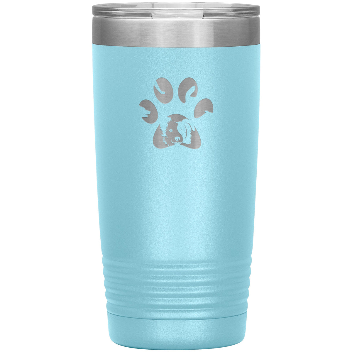 Dog Pawprint 20oz Tumbler-Tumblers-I love Veterinary