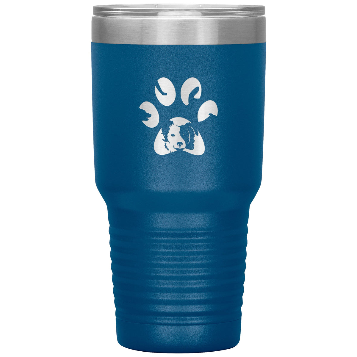 Dog Pawprint 30oz Tumbler-Tumblers-I love Veterinary
