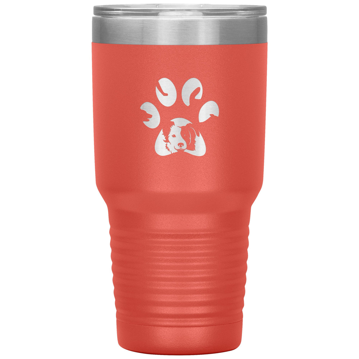 Dog Pawprint 30oz Tumbler-Tumblers-I love Veterinary