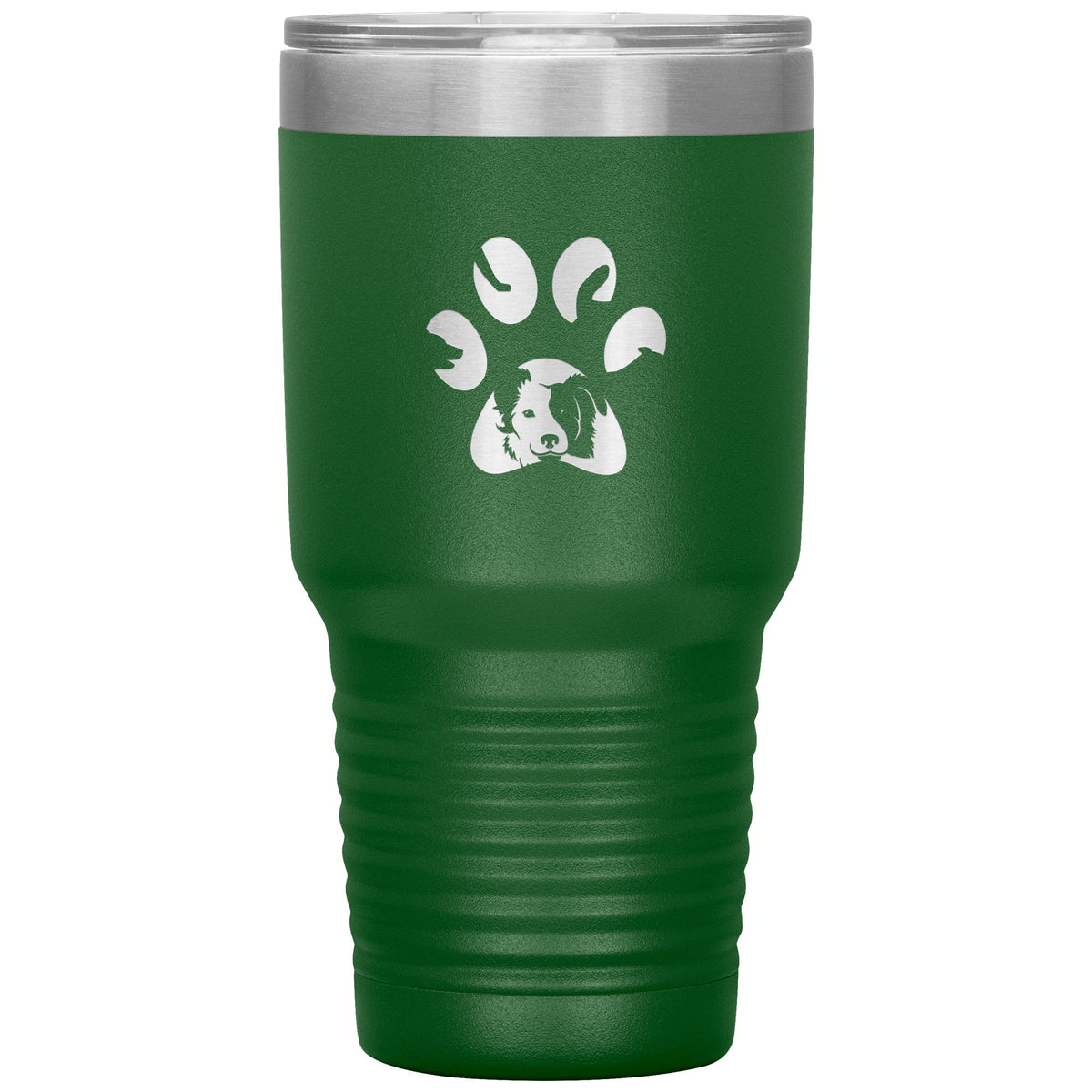 Dog Pawprint 30oz Tumbler-Tumblers-I love Veterinary