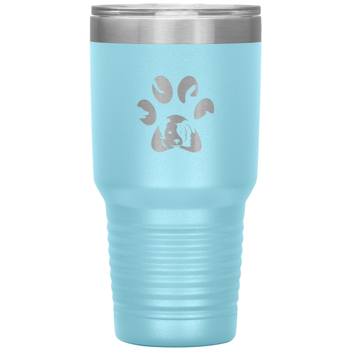 Dog Pawprint 30oz Tumbler-Tumblers-I love Veterinary